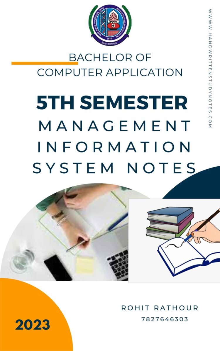 BCA 5th Semester Management Information System Notes PDF – Complete Printable Notes