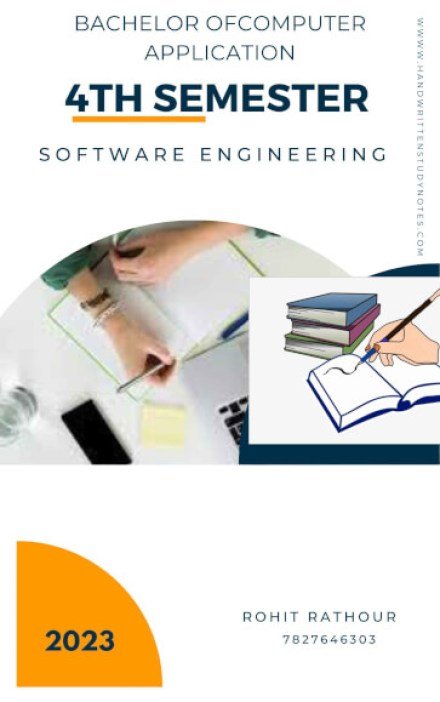 BCA 4th Semester Software Engineering Notes in English