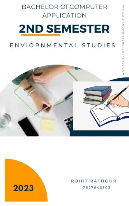 BCA 2nd Semester Environmental Studies Notes in English