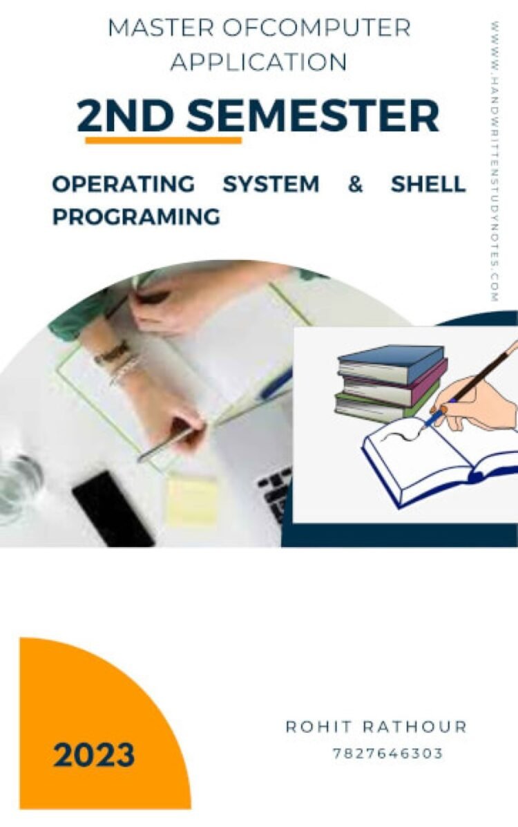MCA 2nd Semester Operating System & Shell Programing Notes in English